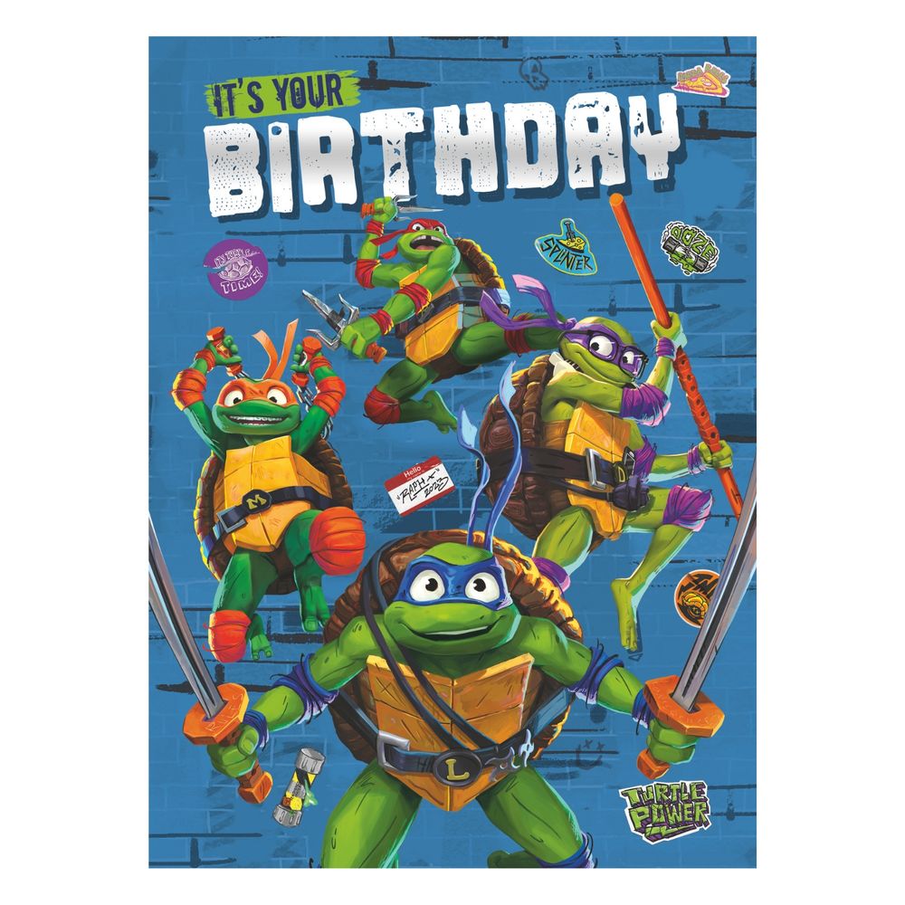 It's Your Birthday Teenage Mutant Ninja Turtles® Fødselsdagskort