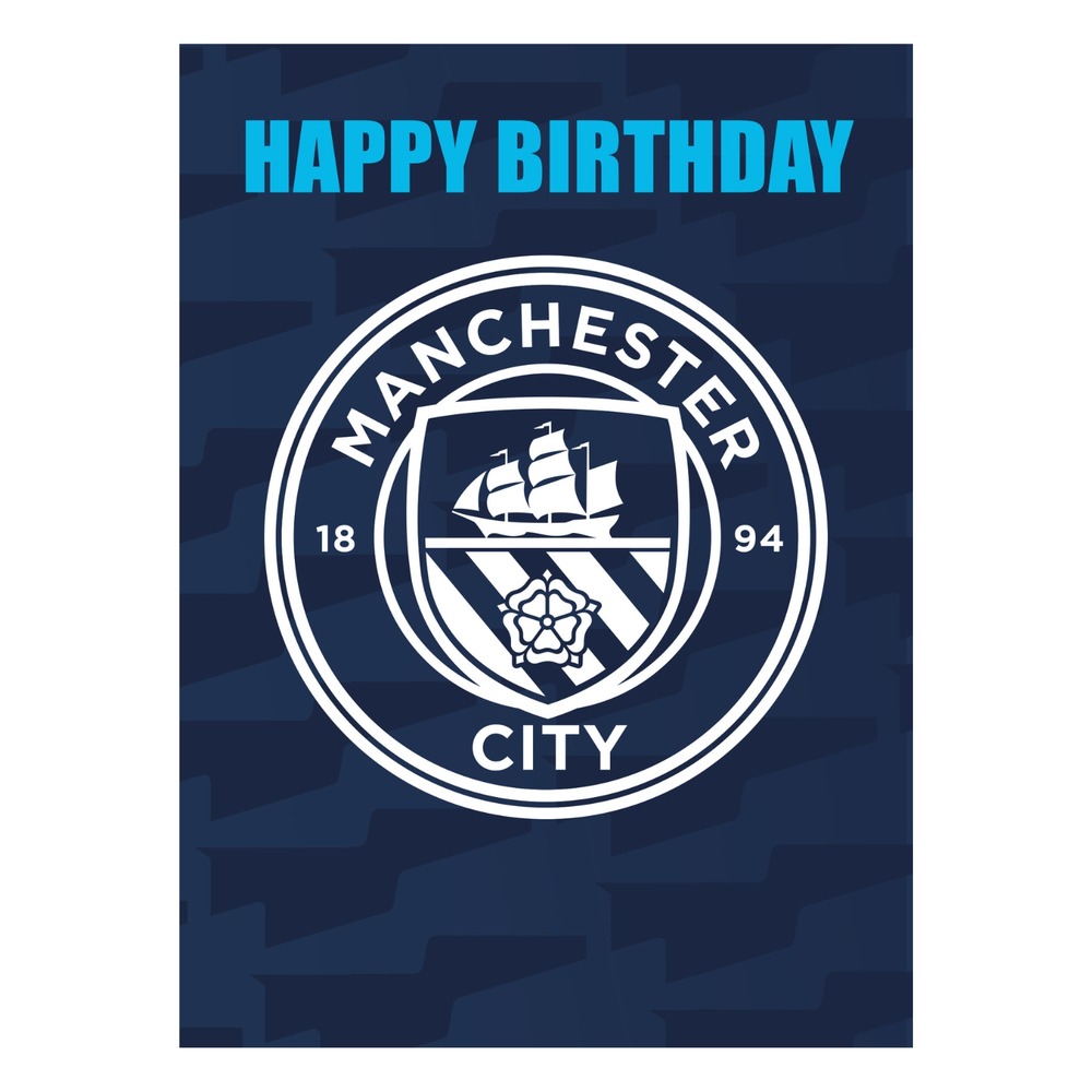 Manchester City® Fødselsdagskort