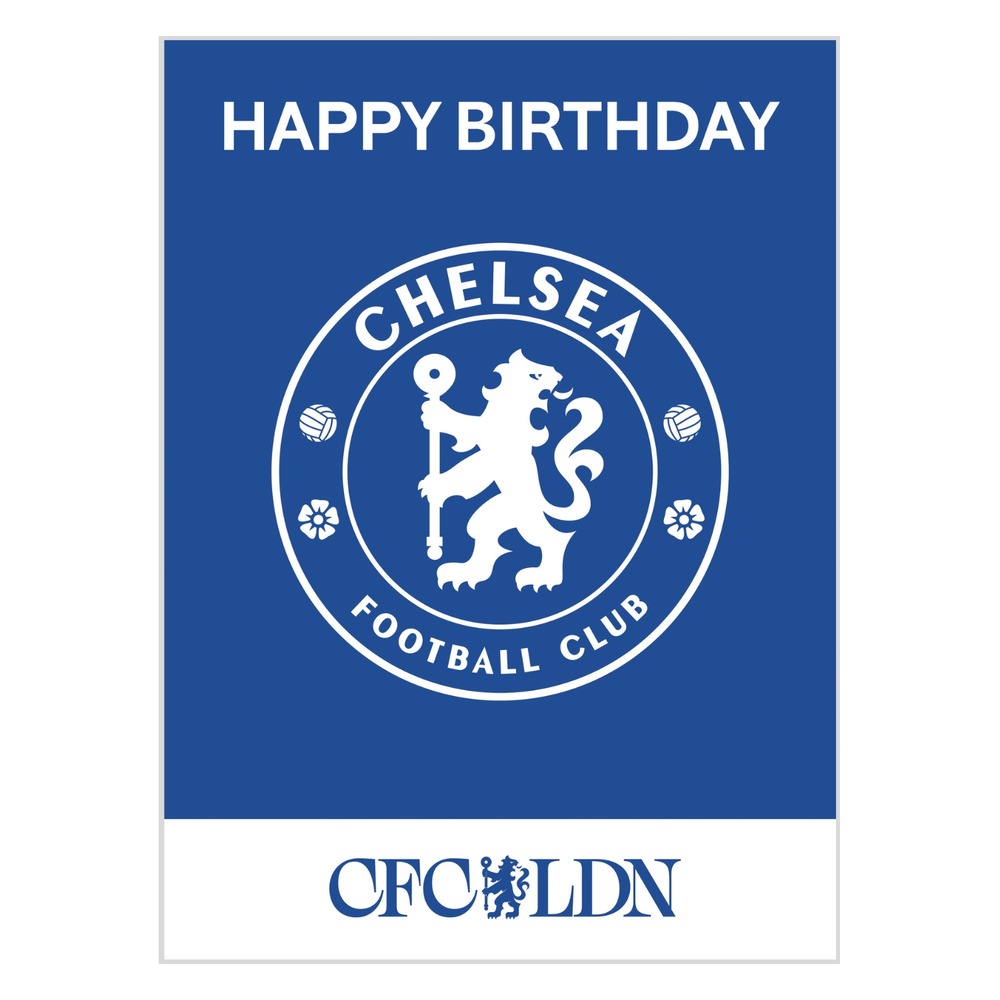 Chelsea® Fødselsdagskort