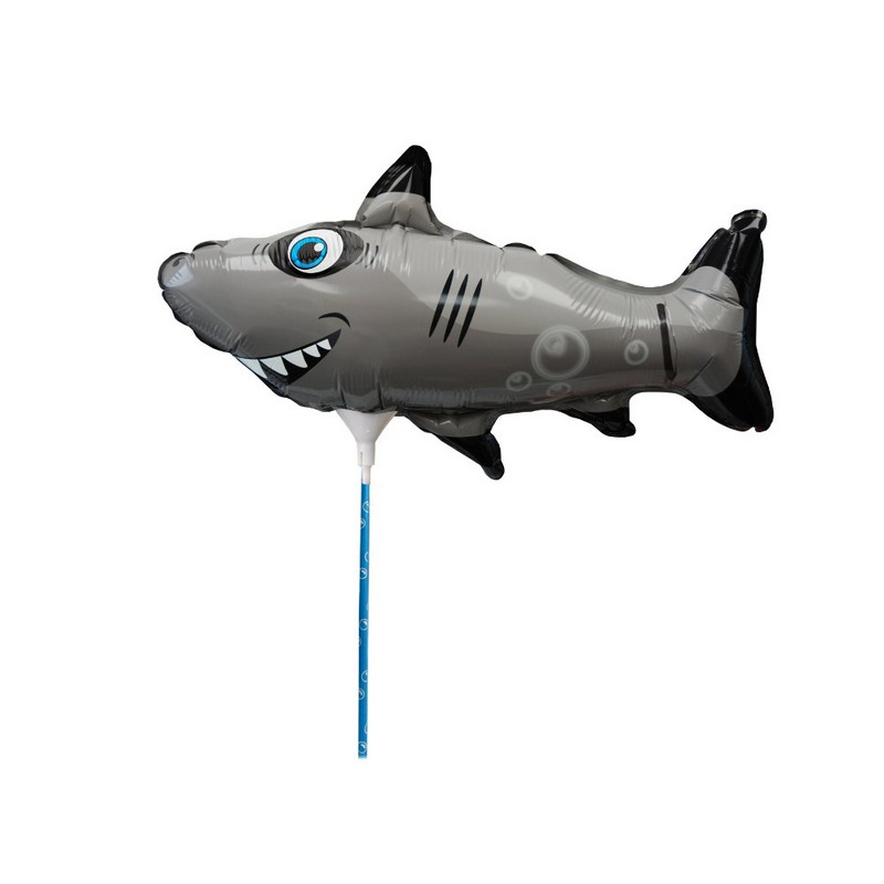 Haj Folieballon På Pind