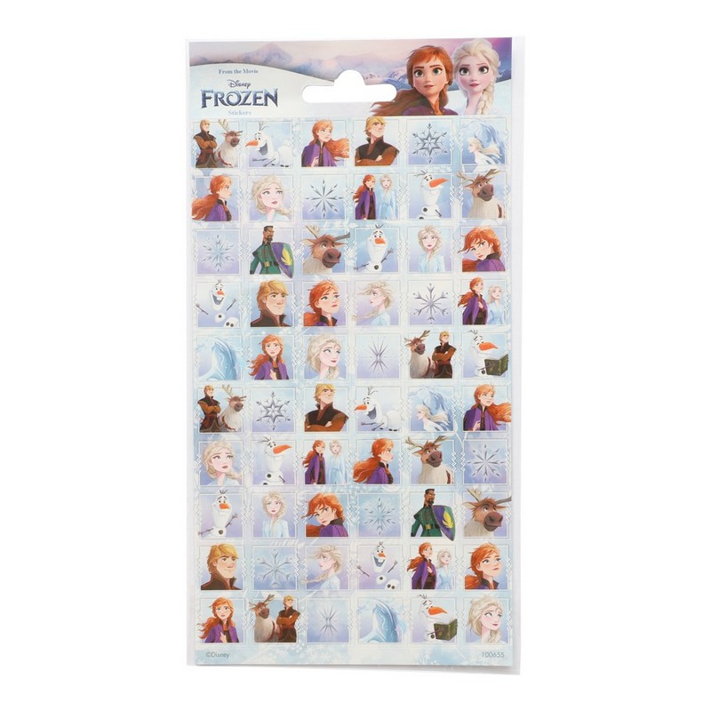 Frozen Klistermærker - 1 ark | Frost Klistermærke - Temashop