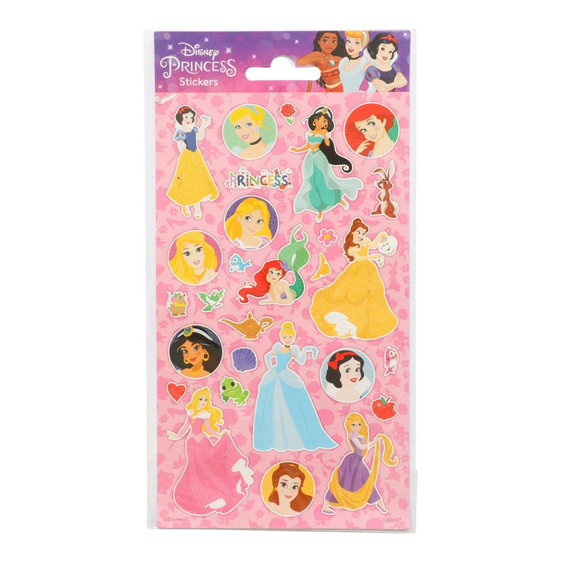 DisneyÂ® Prinsesse Glitter Klistermærker