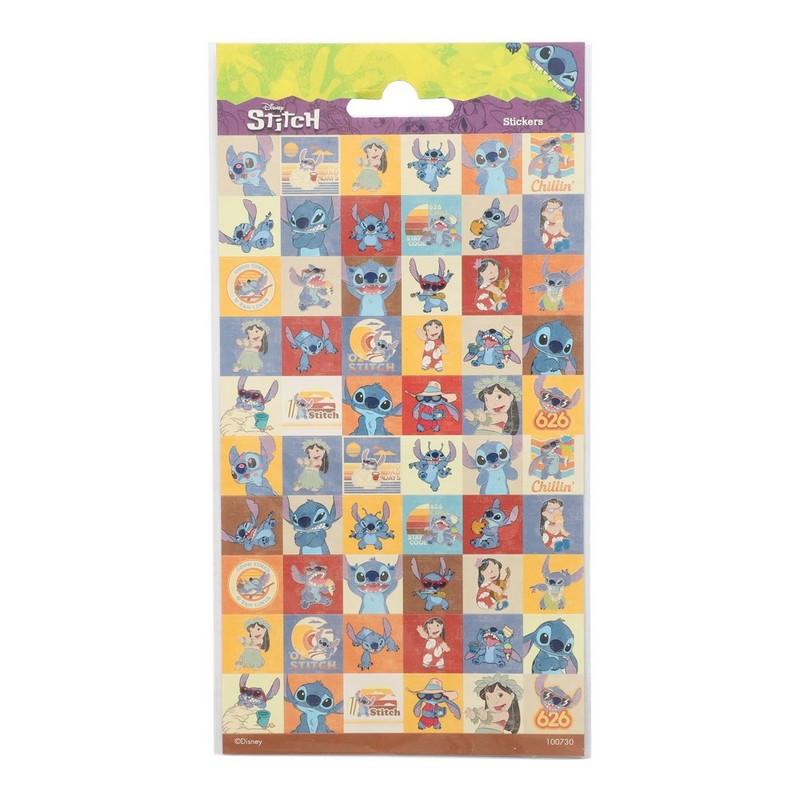 Stitch Klistermærker - 1 ark | Stitch Klistermærke - Temashop