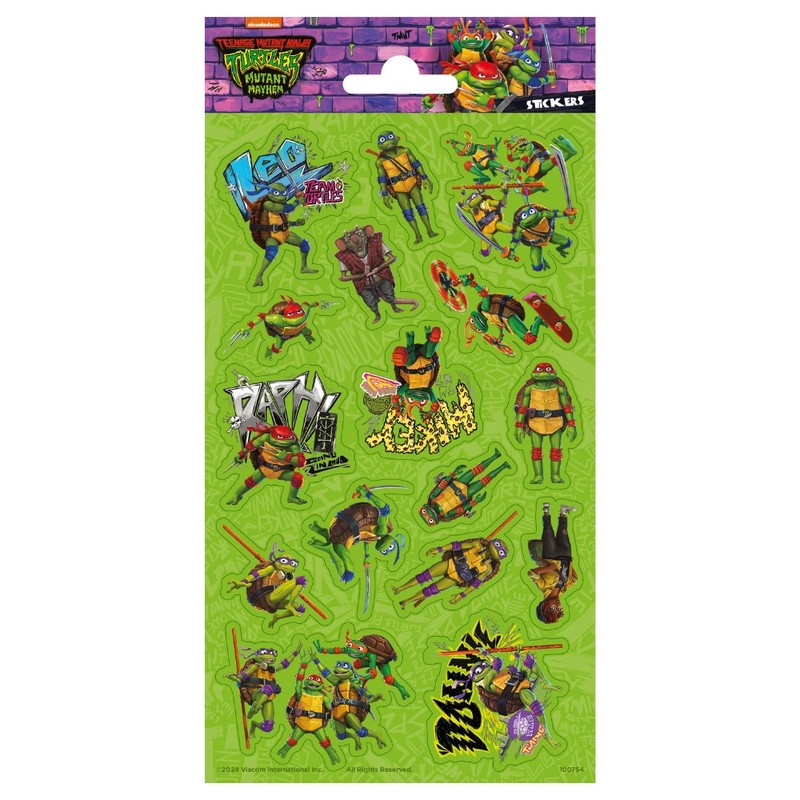 Teenage Mutant Ninja TurtlesÂ® Glitter Klistermærker