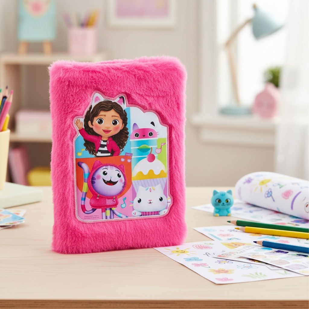 Gabbys Dukkehus Notesbog (14,8 x 21 cm) | Gabbys Dollhouse Bøger - Temashop