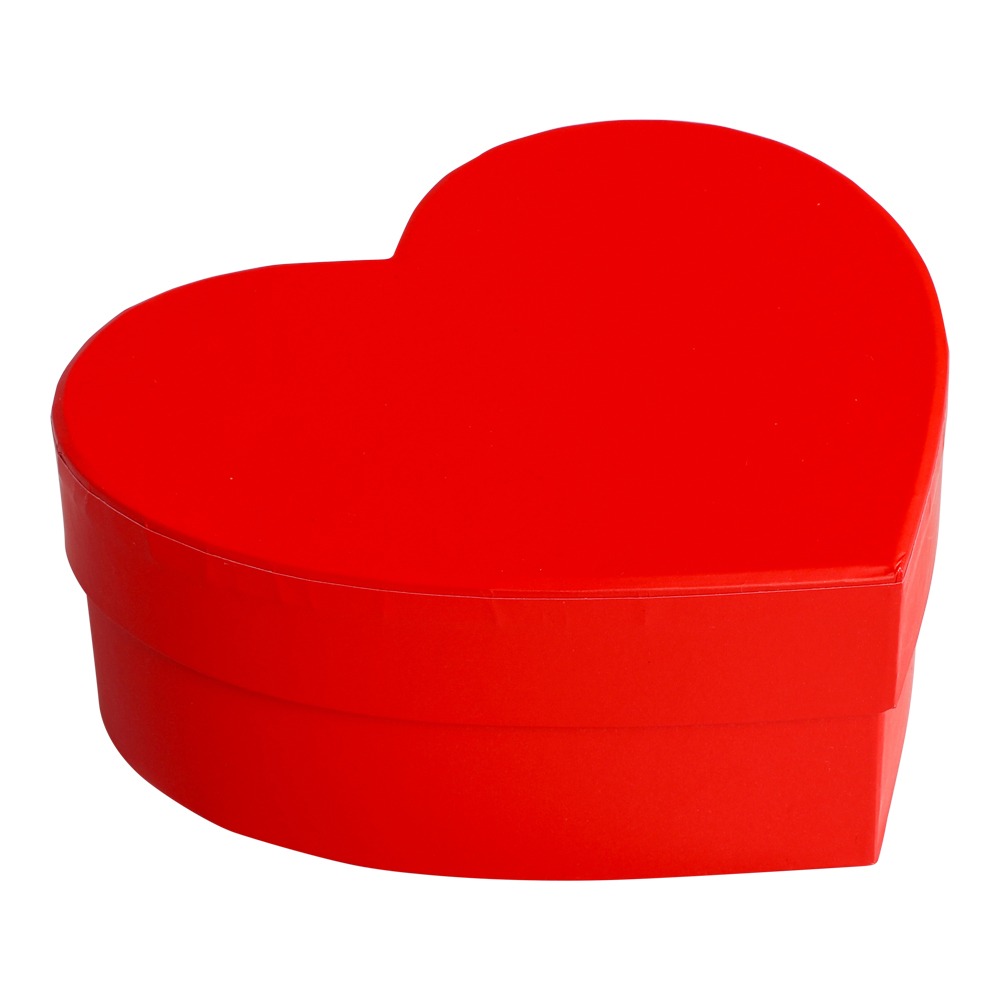 Hjerte Gaveæske Rød - 1 stk (10,5 x 11,5 x 4,5 cm) | Valentinsdag Æsker - Temashop