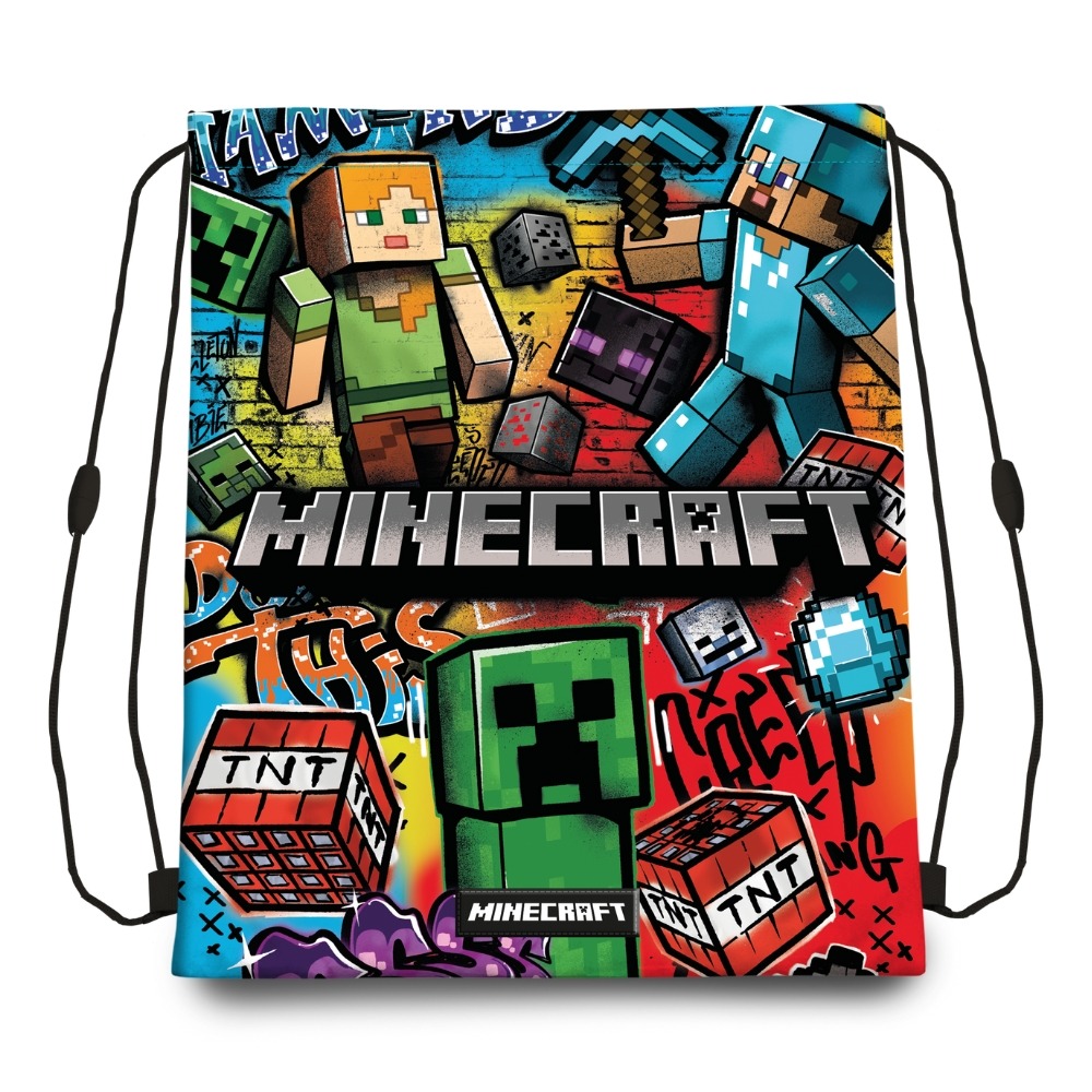 Minecraft Gymnastikpose | Minecraft Taske / Pung - Temashop