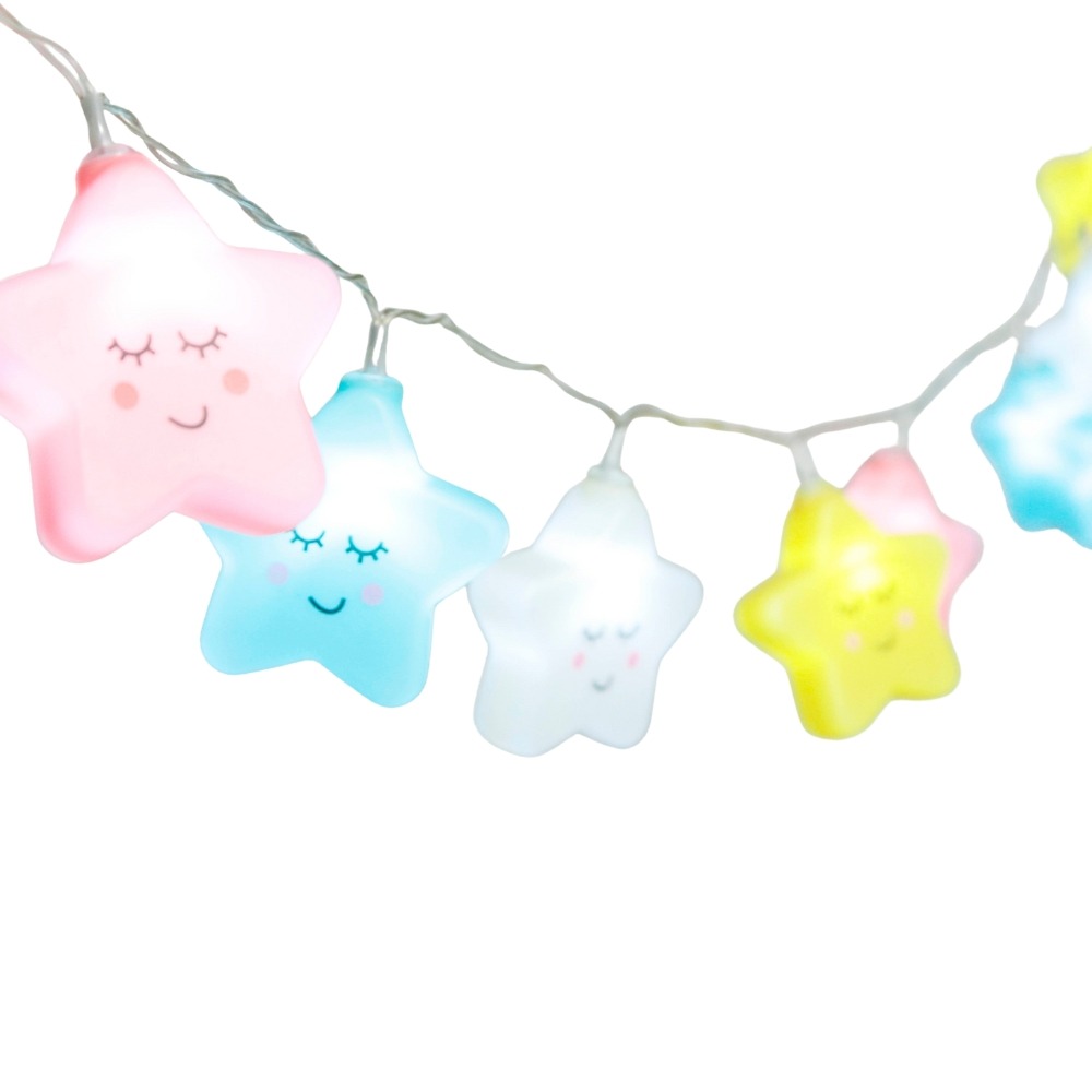 Stjerne Lyskæde Pastel