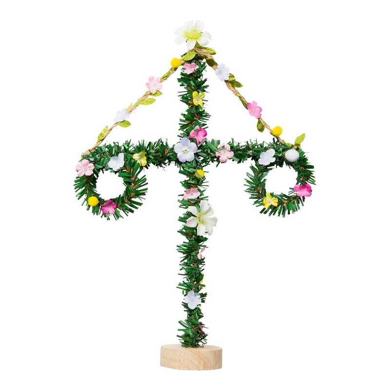 Blomstret Majstang - 1 stk (6 x 20 cm) | Sverige Centerpieces - Temashop
