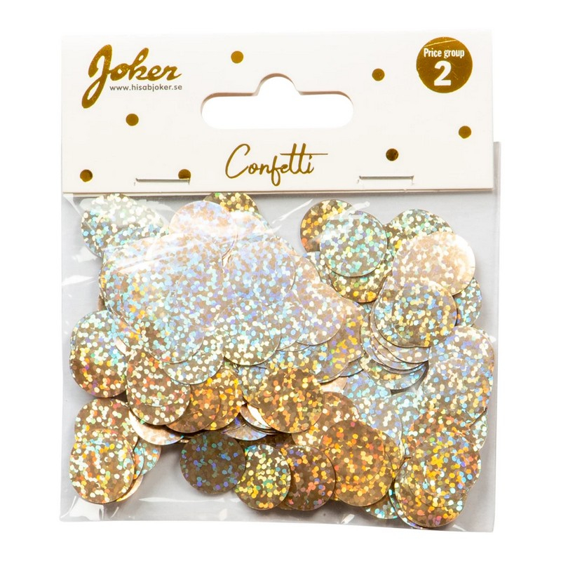 Holografisk Rosaguld Konfetti