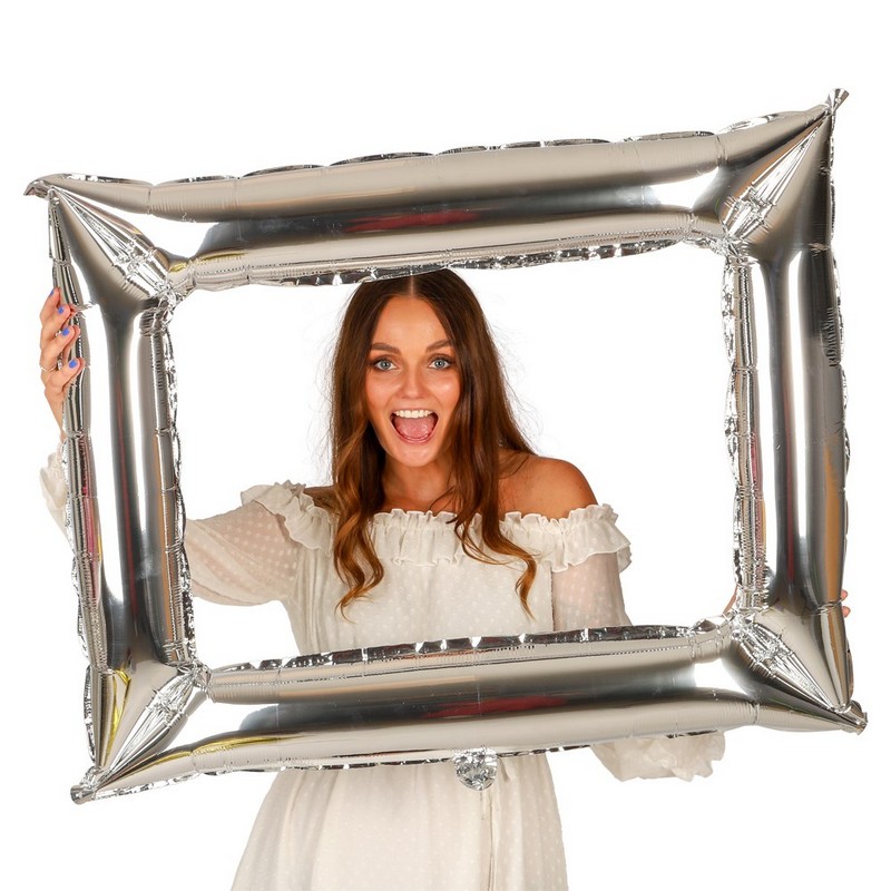 Fotoramme Folieballon Sølv