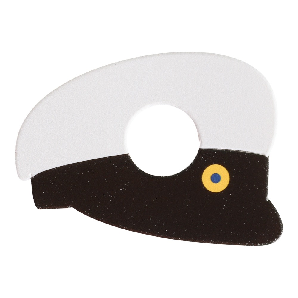 Studenterhue Glasmarkører Sort - 12 stk (5 x 3,5 cm) | Studerende Glasdekoration - Temashop