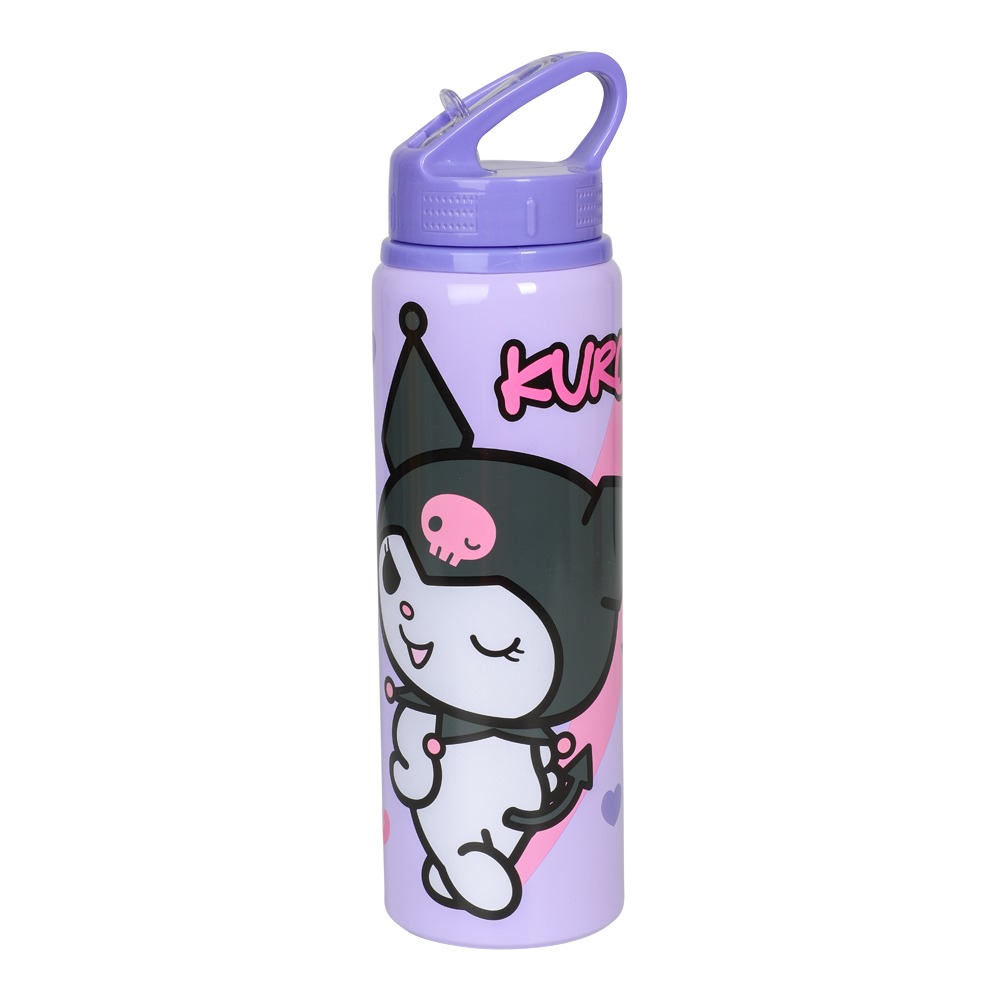 Kuromi Aluminium Drikkedunk Lilla (750 ml) | Hello Kitty Mad, Drikke & Køkken Udstyr - Temashop