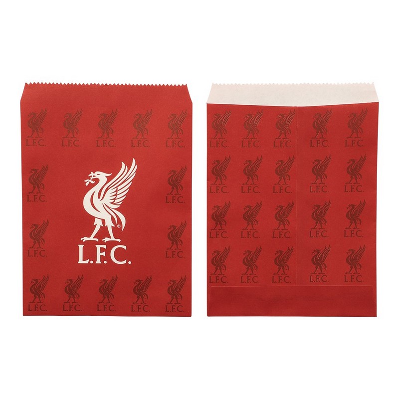 Liverpool Partyposer - 8 stk | Fodbold Poser / Goodiebags - Temashop