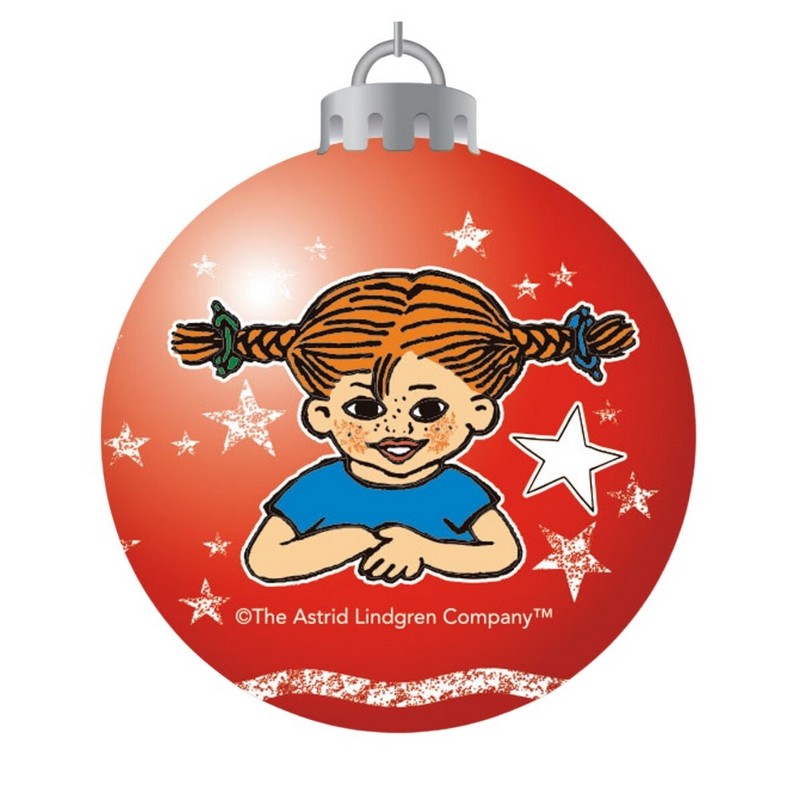 Pippi LangstrømpeÂ® Julekugler
