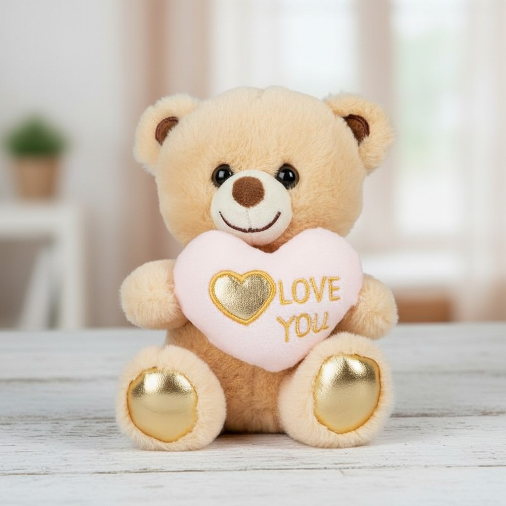 Love You Bamse (15 cm) | Valentinsdag Bamse - Temashop