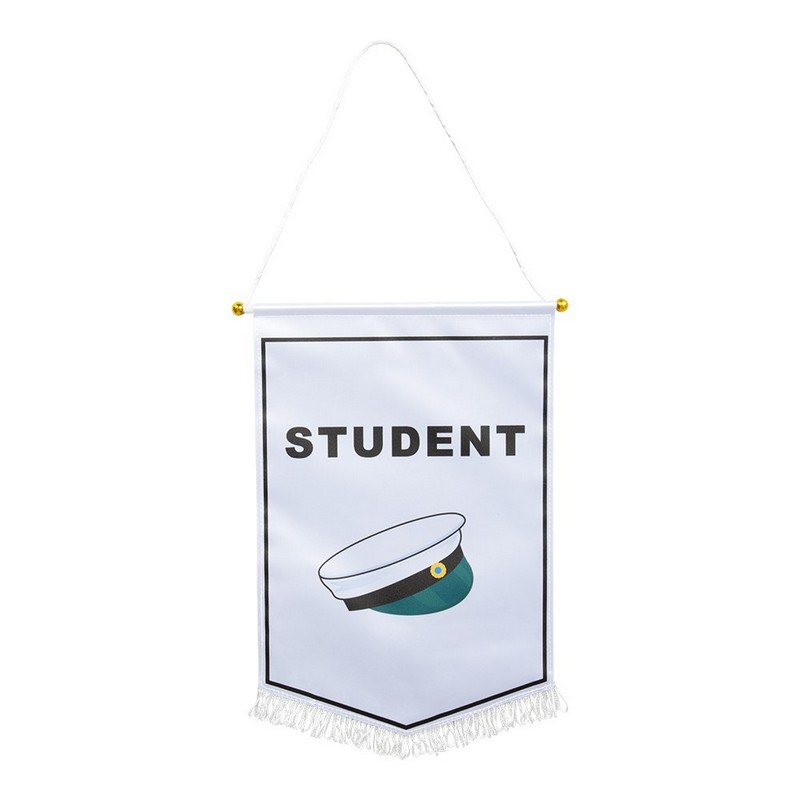 Student Lille Vertikalt Flagbanner