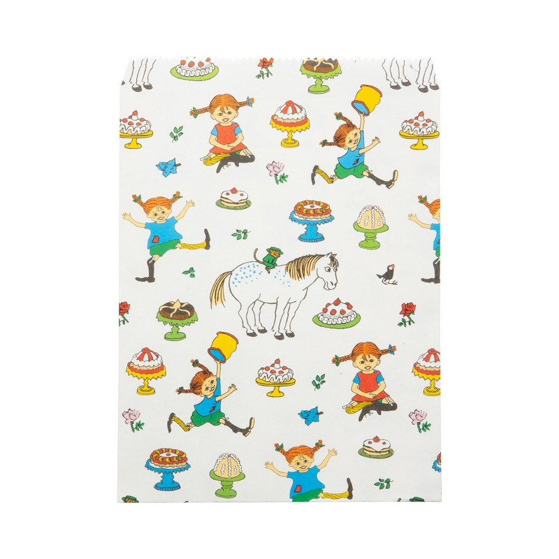 Pippi Langstrømpe Poser - 8 stk (17,5 cm) | Pippi Poser / Goodiebags - Temashop