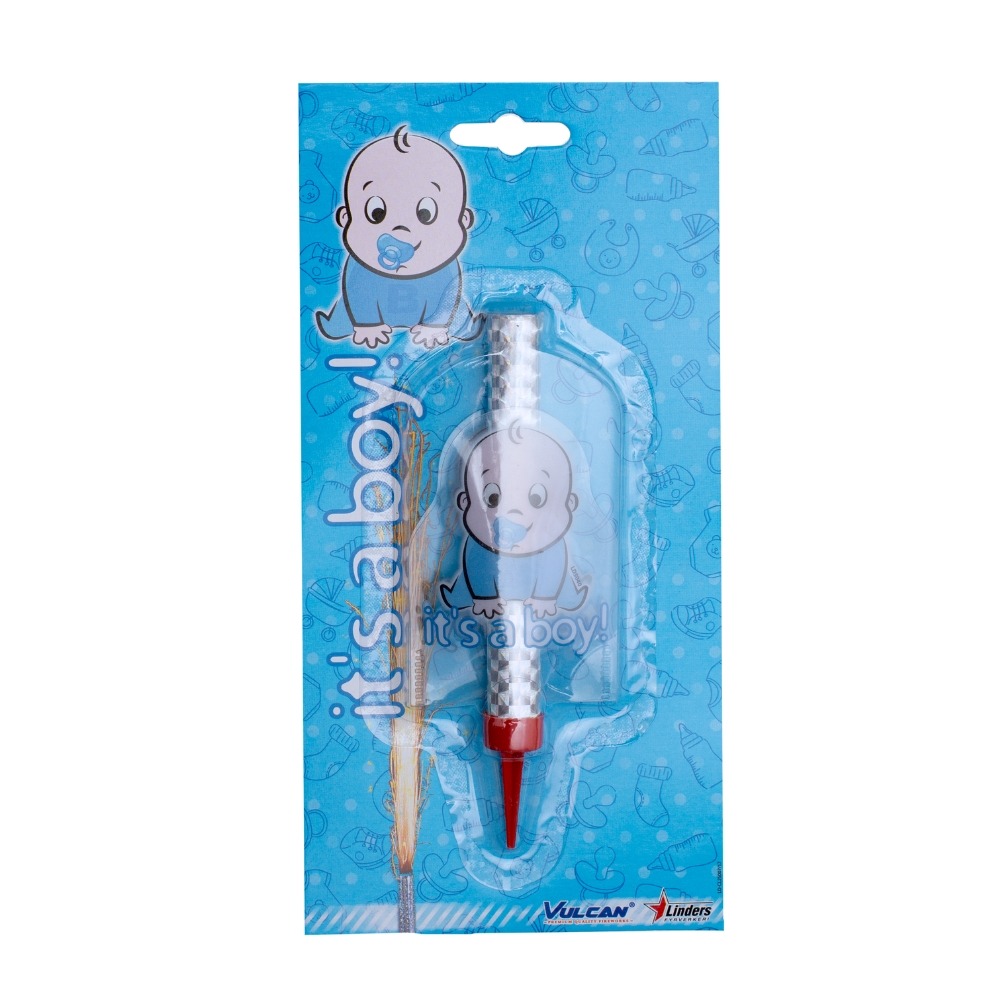 Isfakkel It's A Boy Lyseblå