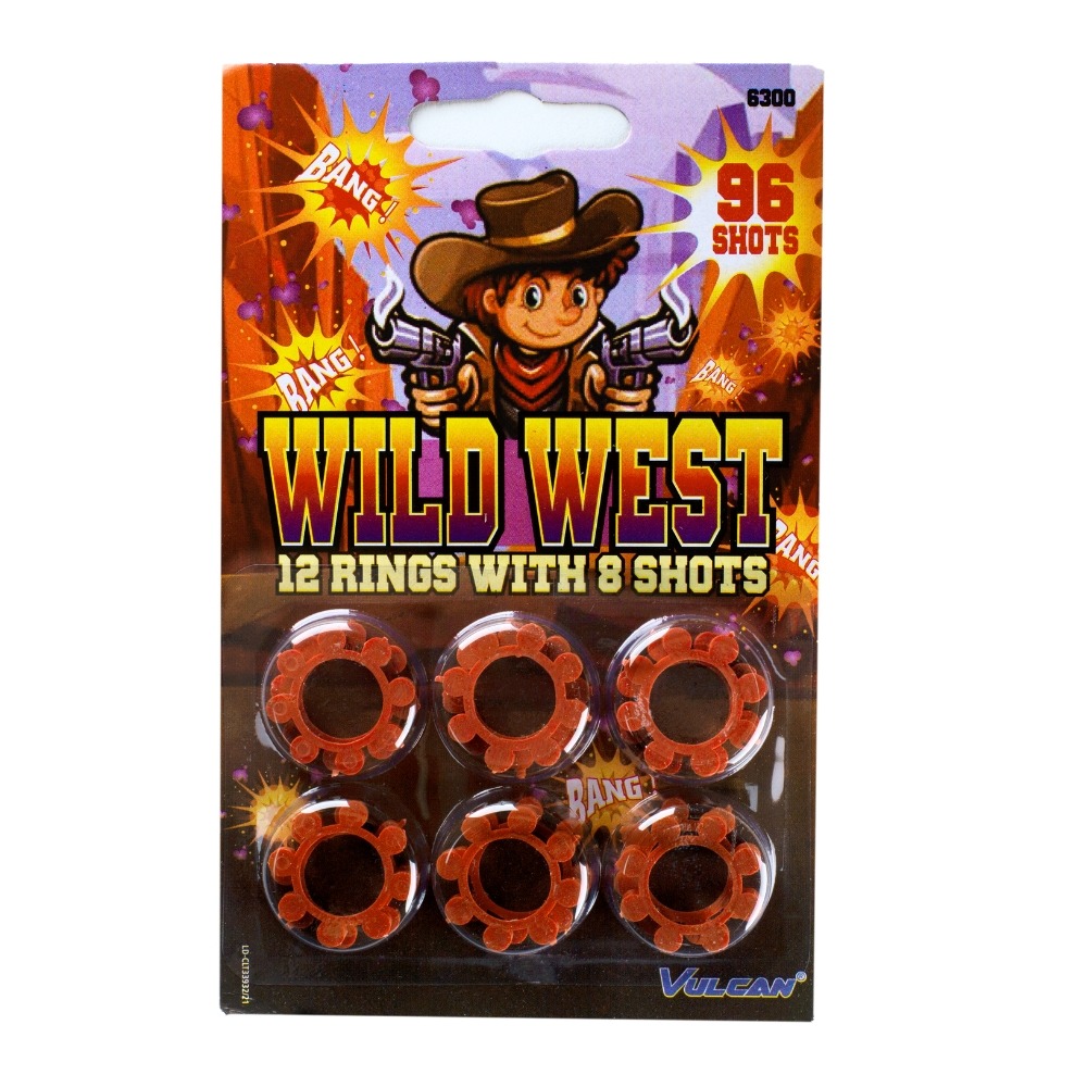 Wild West Smældringe | Det vilde vesten Knallerter - Temashop