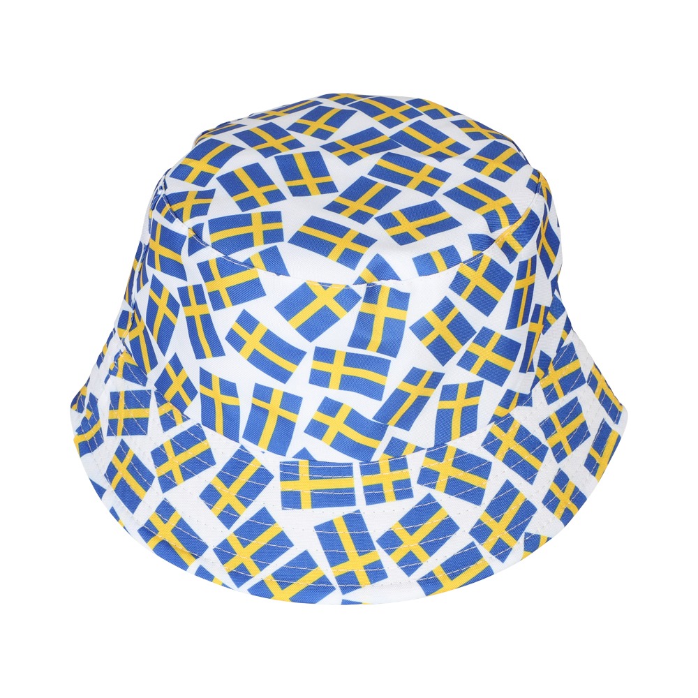 Sverige Bøllehat Blå/Gul | Sverige Hat / Hue / Hjelm - Hovedtilbehør - Temashop