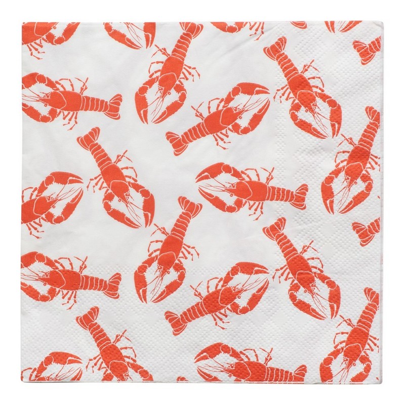 Krebsegilde Servietter - 16 stk | Krebsegilde Servietter - Temashop