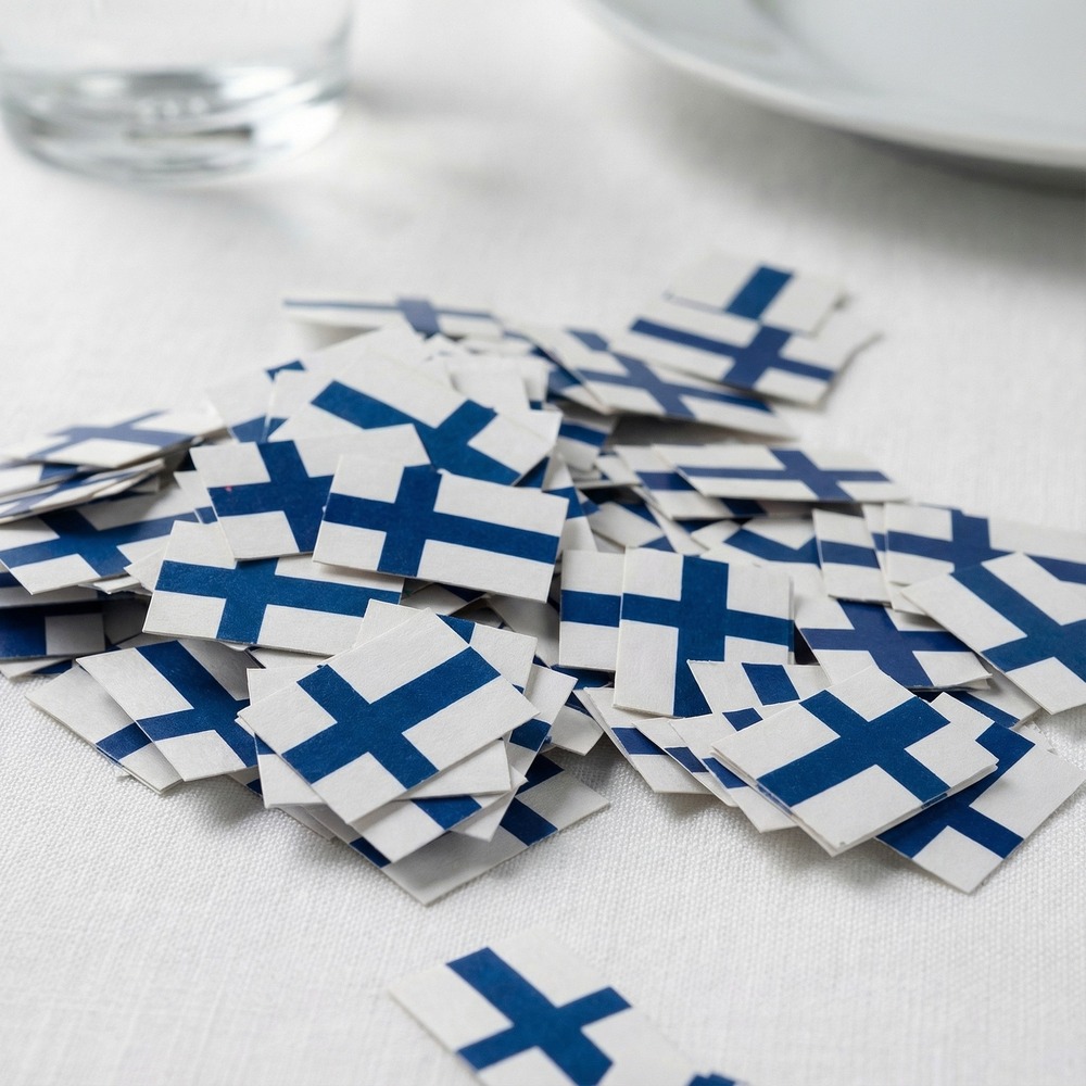 Finland Flag Konfetti
