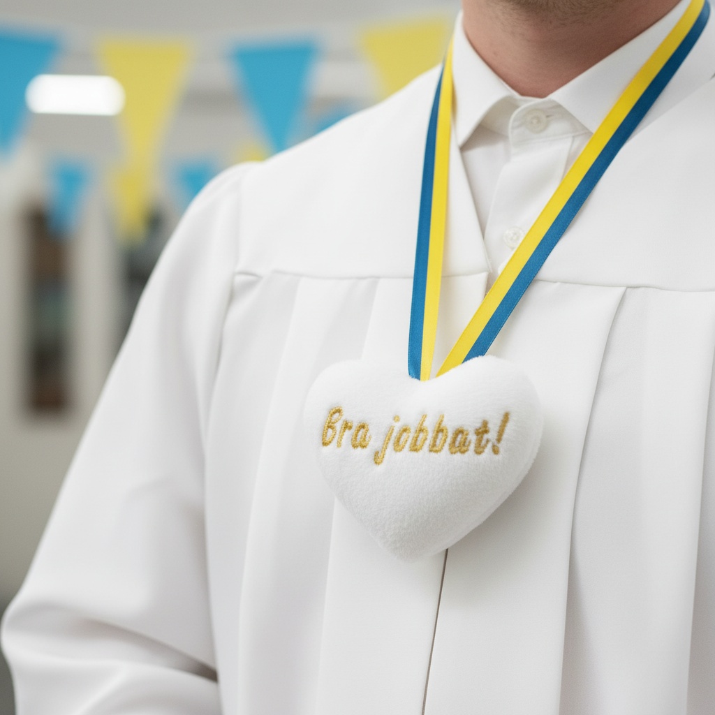 Bra Jobbat Hjerte Studentnalle | Studerende Bamse - Temashop
