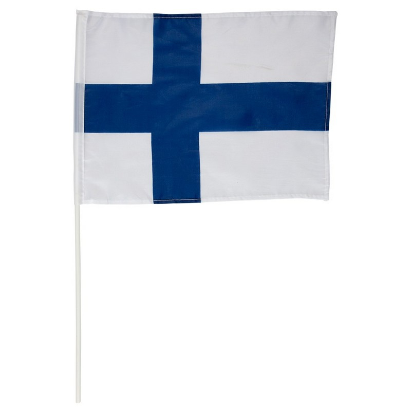 Finland Flag På Pind