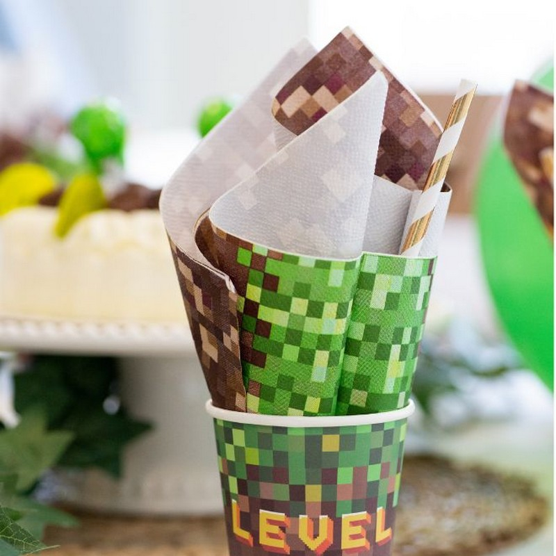 Pixel Gaming Servietter