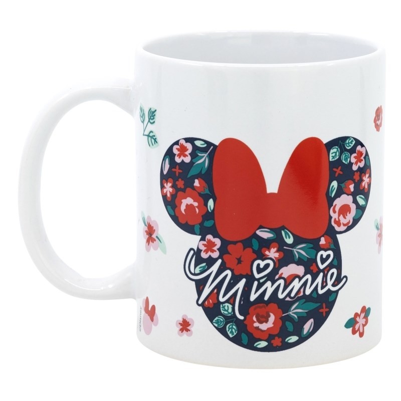 Minnie Mouse Blomster Krus - 1 stk | Minnie Mouse Krus - Temashop
