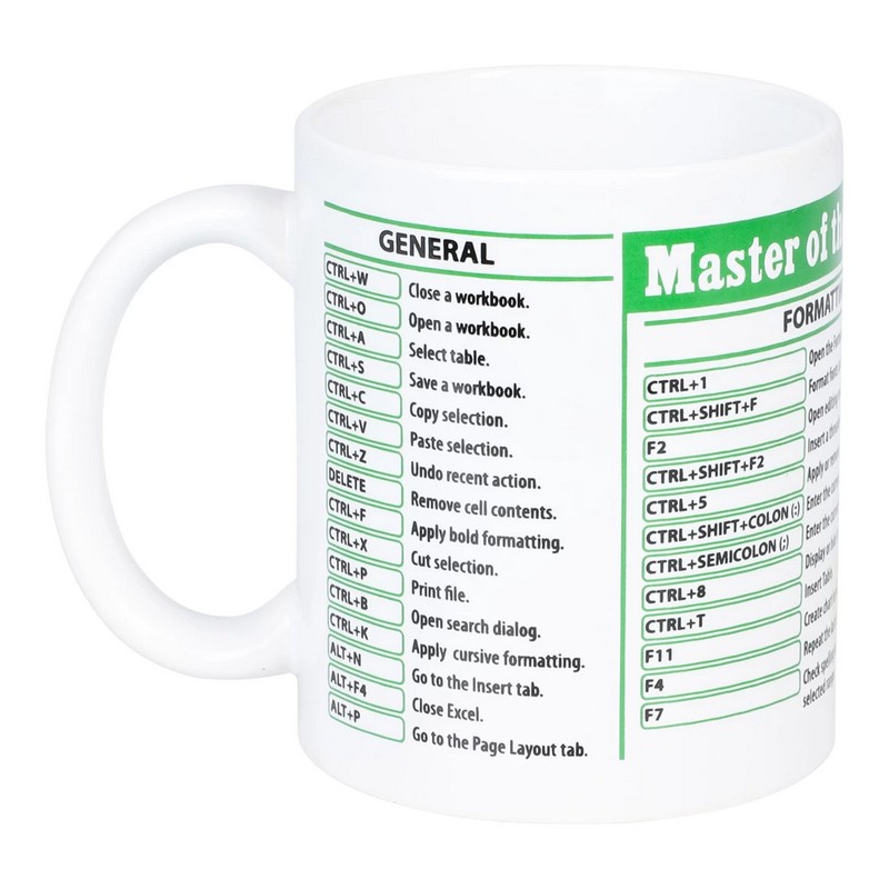 Excel Cheatsheet Krus - Temashop