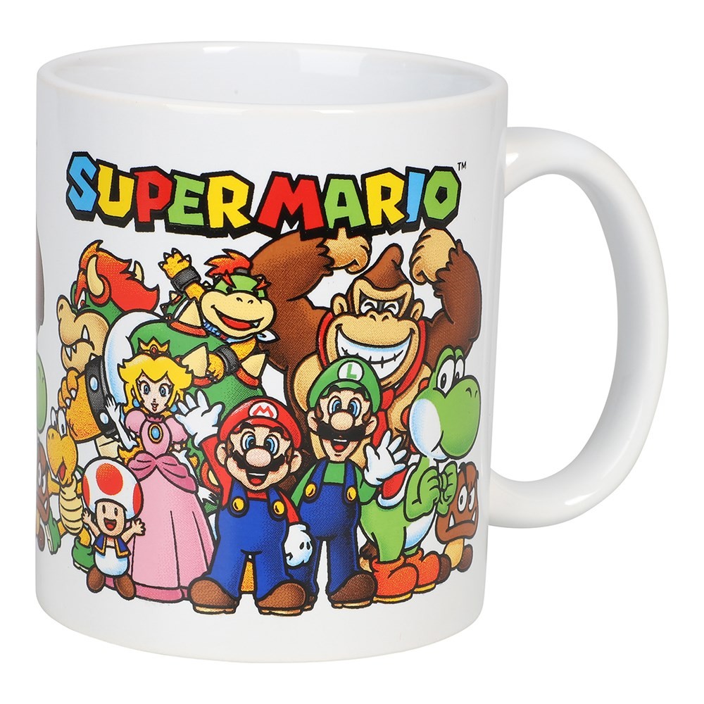 Super Mario & Venner Krus (270 ml) | Super Mario Krus - Temashop