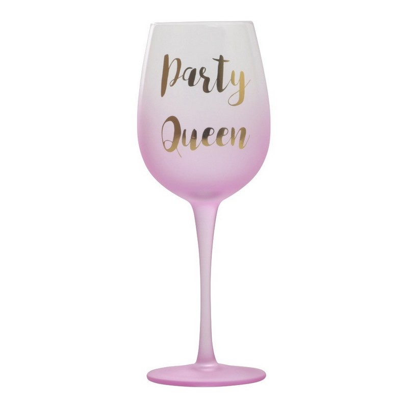 Party Queen Vinglas Lyserød