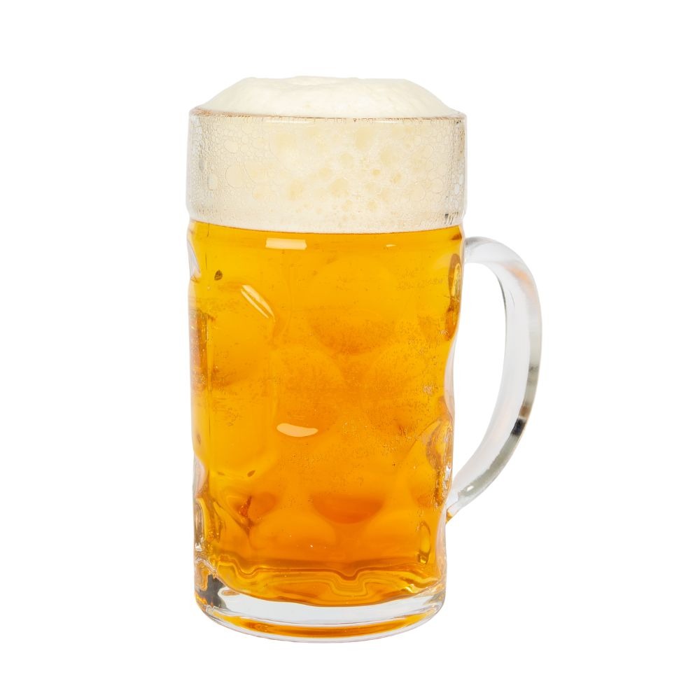 Ølglas med Klistermærker