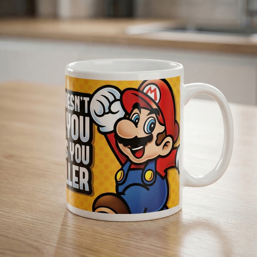 Super Mario What Doesn't Kill You Krus - 1 stk | Super Mario Krus - Temashop