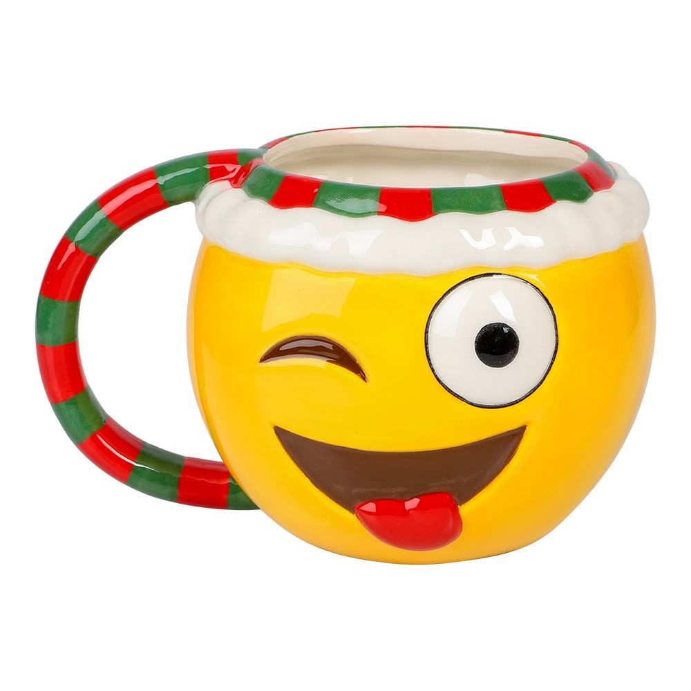 Jule Smiley Krus (270 ml) | Emoji Krus - Temashop