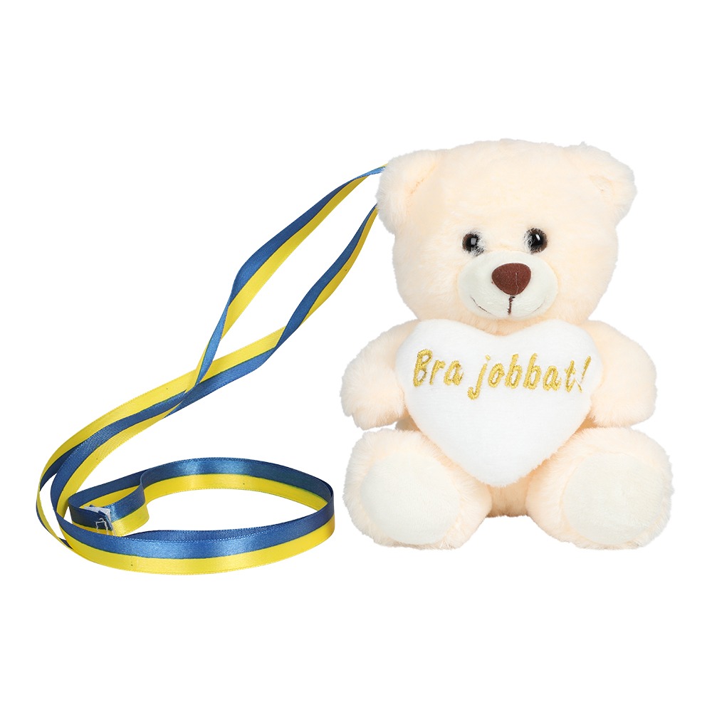 Bra Jobbat Hjerte Bamse (15 cm) | Bjørn Bamse - Temashop