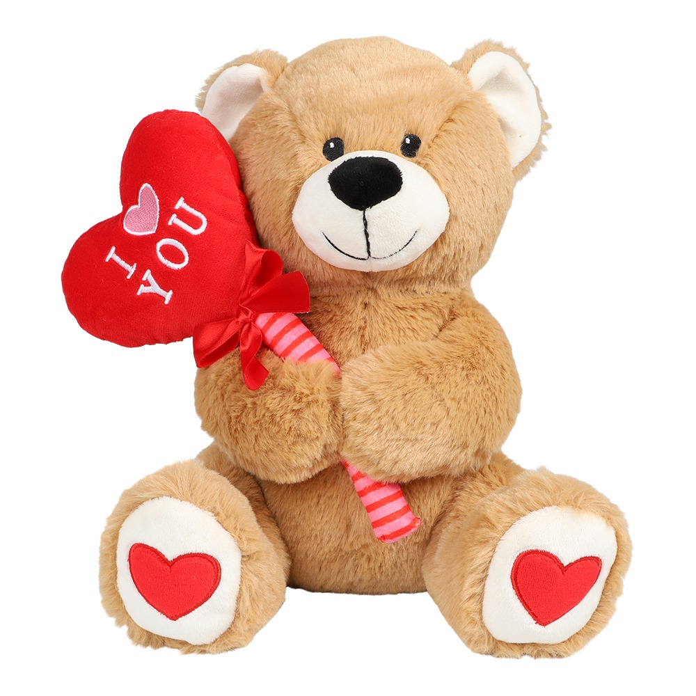 Bjørn Bamse Med Hjerteballon