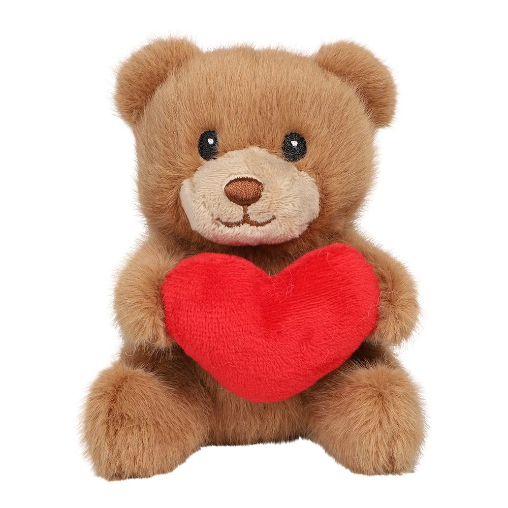 Plys Hjerte Bamse (11 cm) | Bjørn Bamse - Temashop