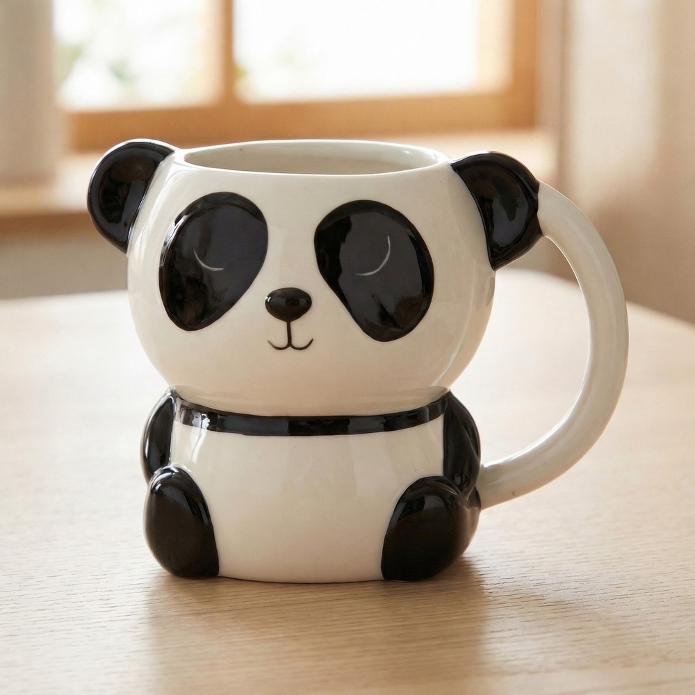 3D Panda Krus - 1 stk | Panda Krus - Temashop