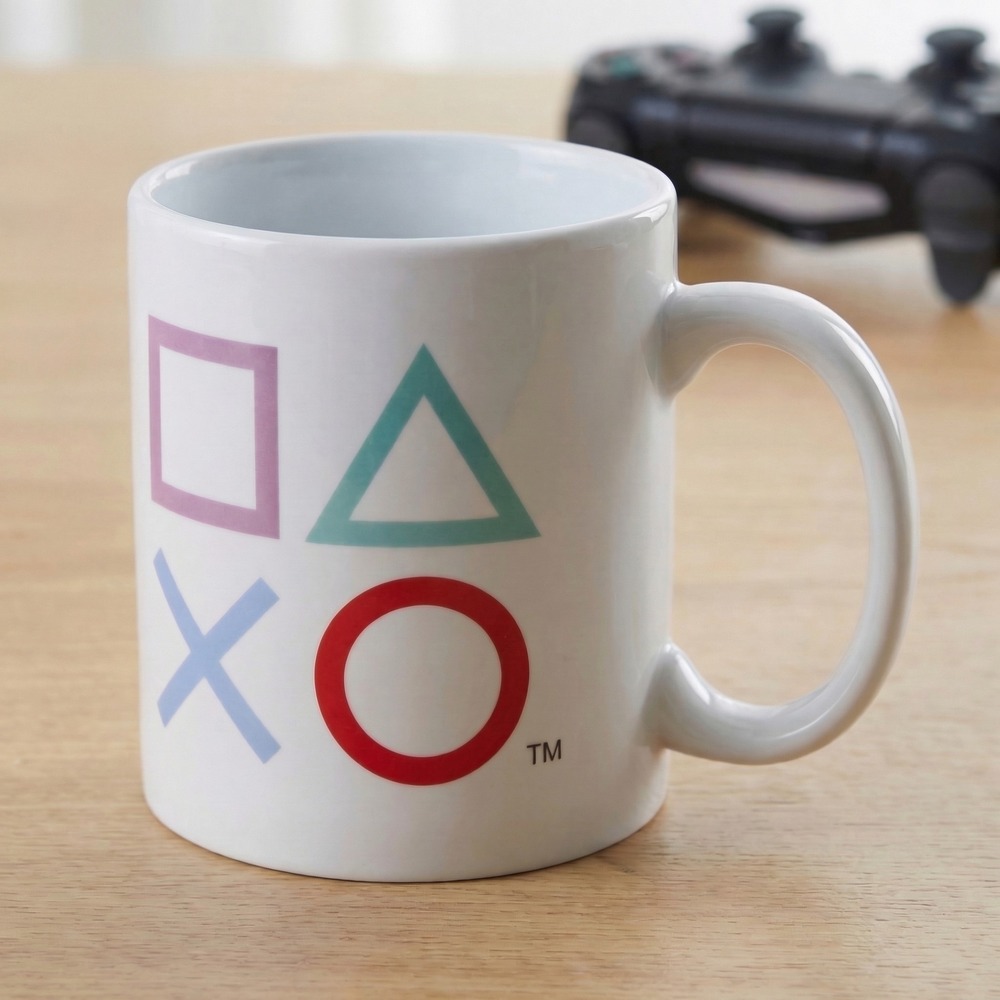 PlayStation Ikon Krus - 1 stk | Computerspil Krus - Temashop