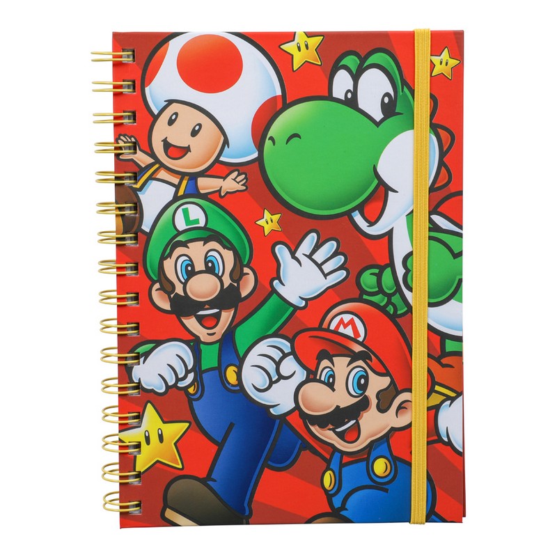 Super Mario Notesbog | Super Mario Male- & Tegneudstyr - Temashop
