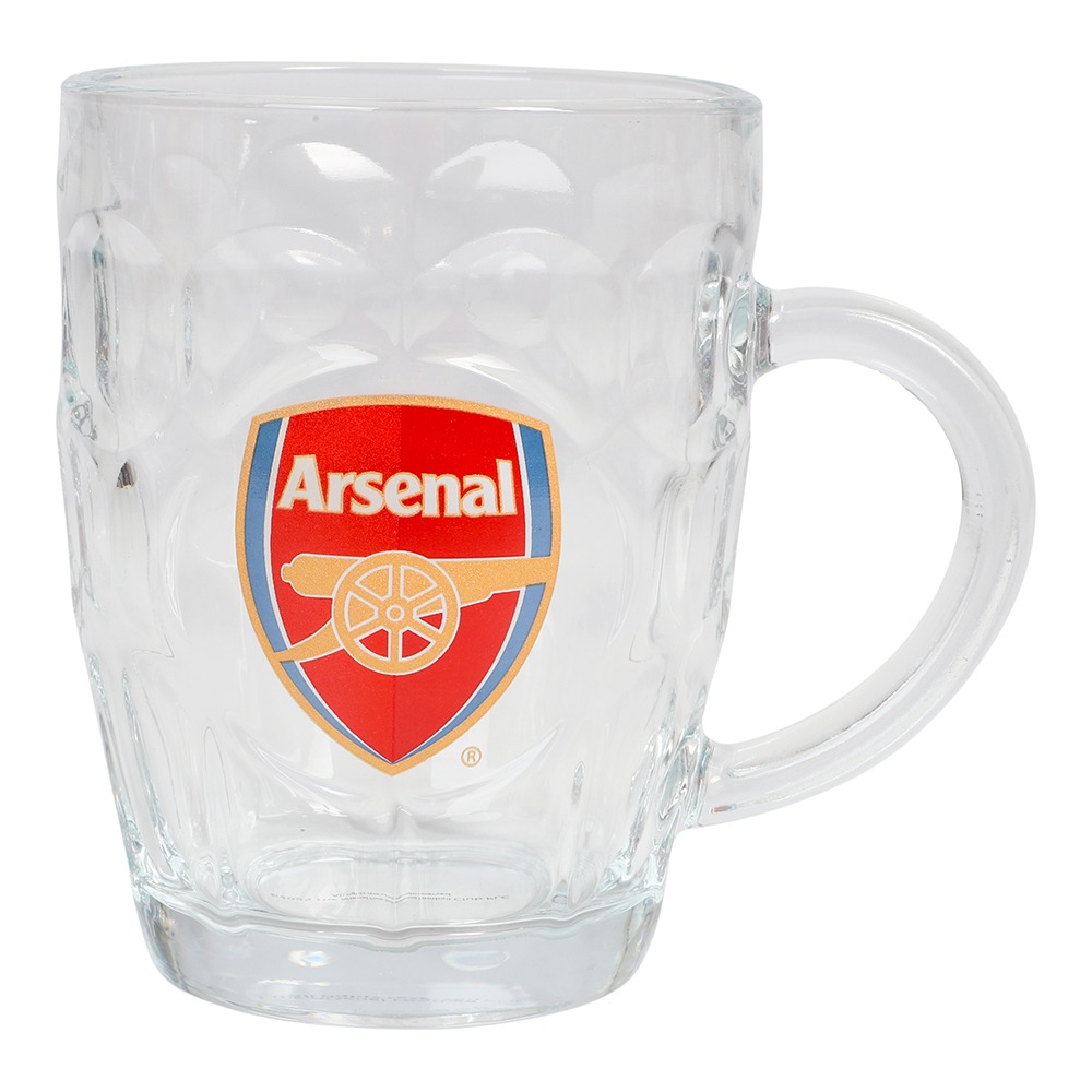 Arsenal Ølkrus - 1 stk (590 ml) | Fodbold Glas - Temashop