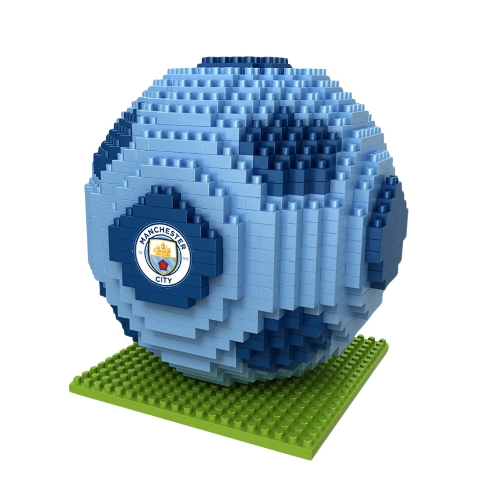 Manchester City BRXLZ Fodbold (9,5 x 9,5 x 10 cm) | Fodbold Legetøj - Temashop