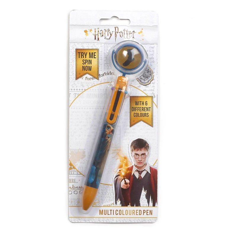 Harry Potter Kuglepen 6 Farver | Harry Potter Male- & Tegneudstyr - Temashop