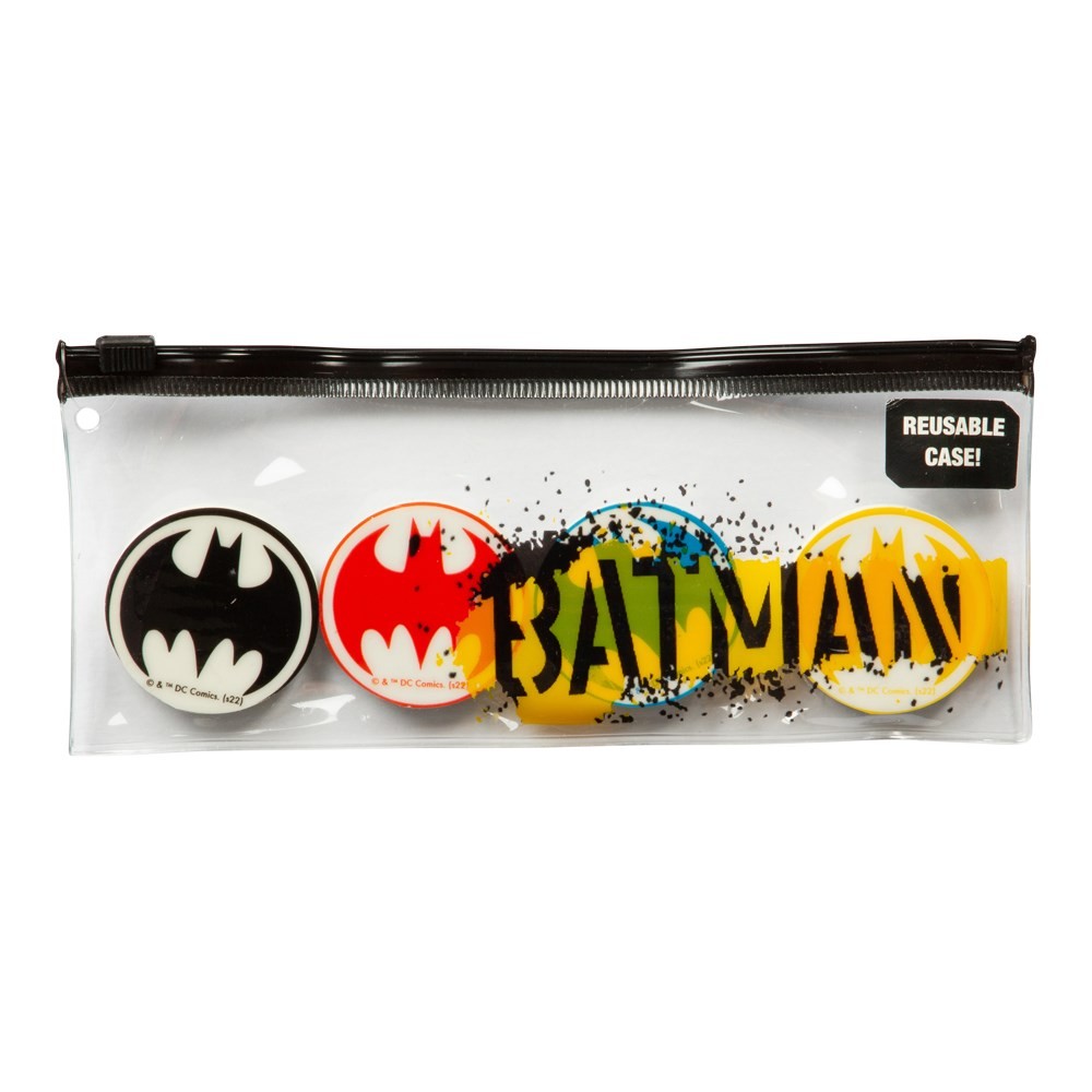 Batman Viskelæder Sæt (0,9 x 9,5 x 16 cm) | Batman Male- & Tegneudstyr - Temashop