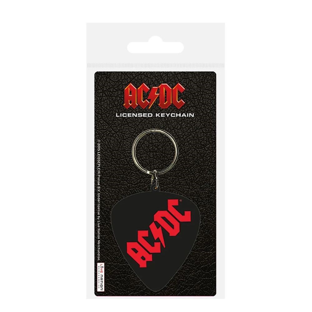 AC/DC Nøglering (0,5 x 7 x 13 cm) | Musik Nøgleringe - Temashop