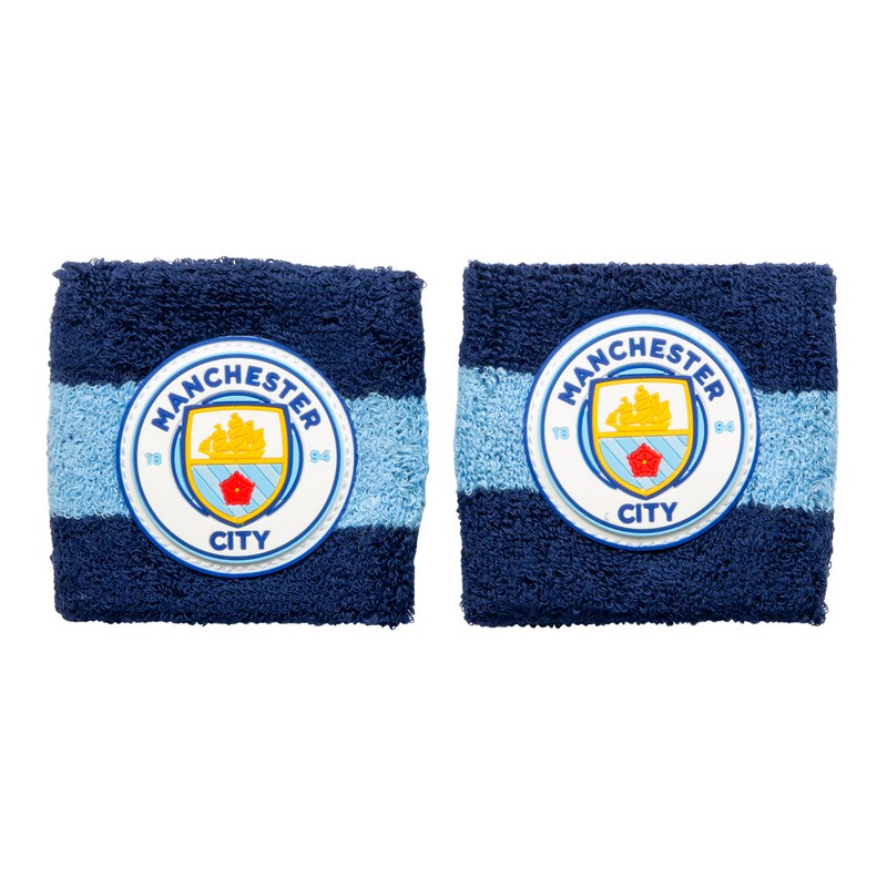 Manchester City Svedbånd | Fodbold Svedbånd / Benvarmere - Temashop