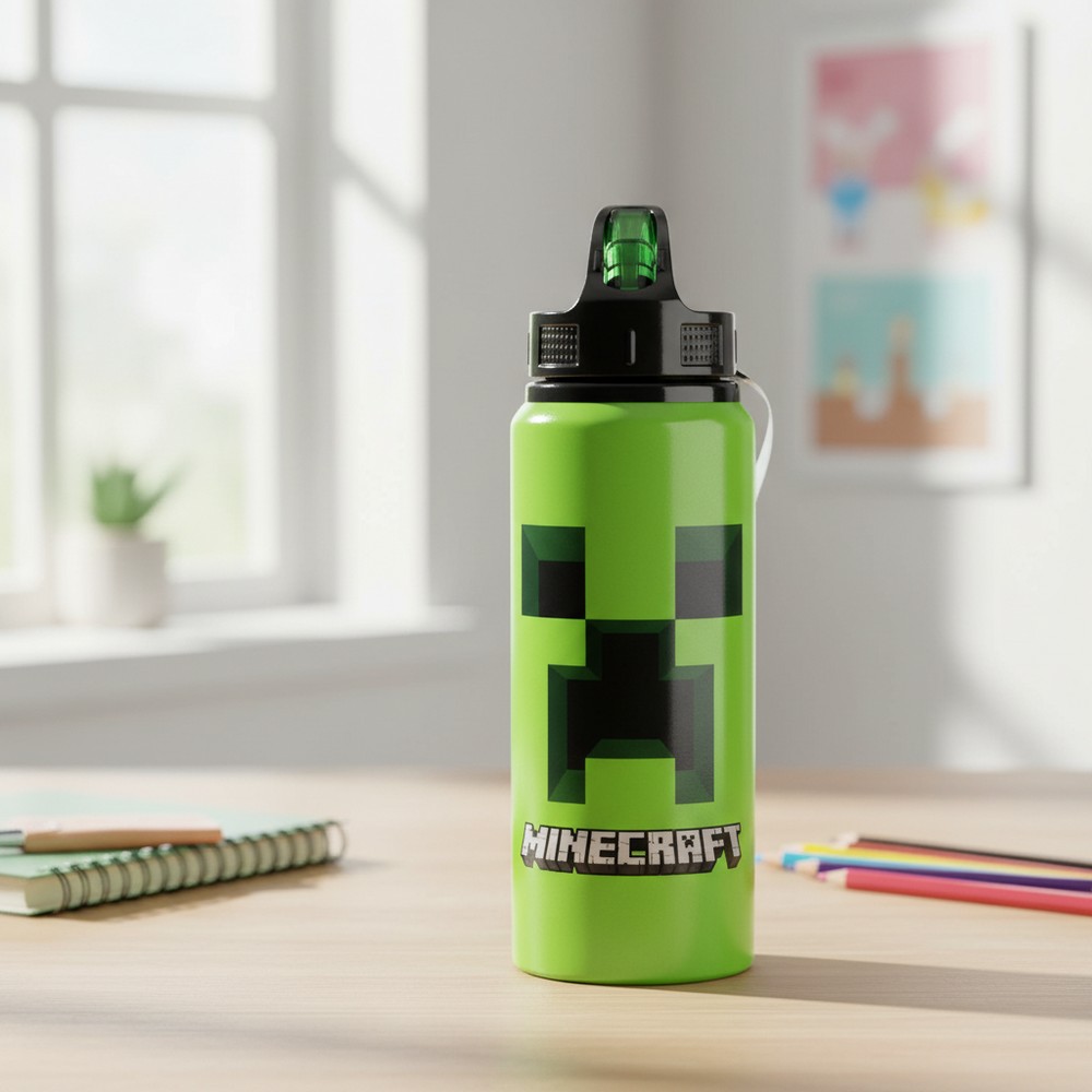 MinecraftÂ® Creeper Aluminium Drikkedunk